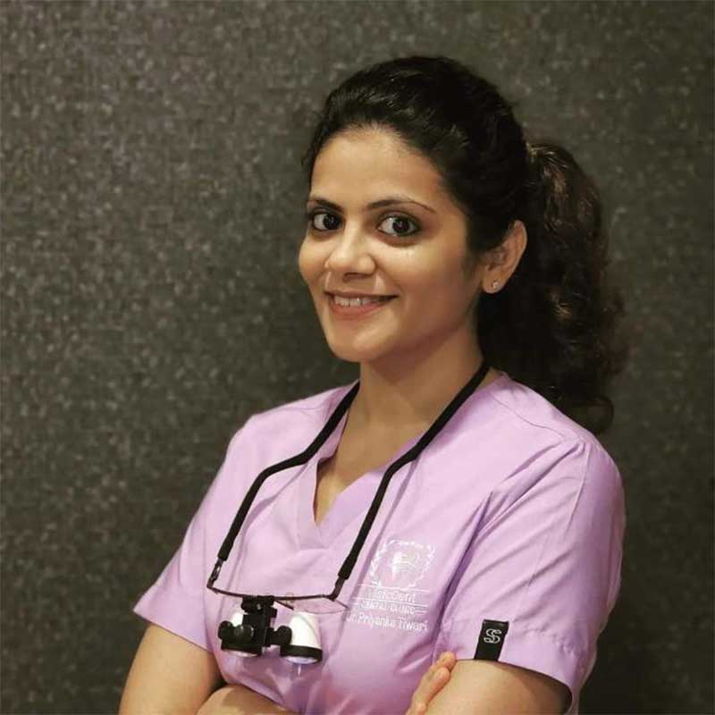 Dr. Priyanka Tiwari, Founder of VistaDent Dental Clinic, Wadala